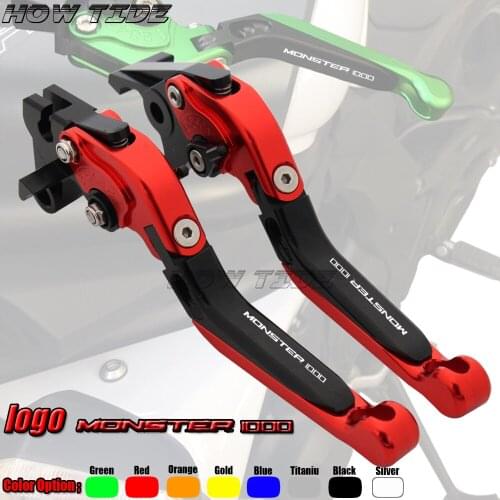 CNC Adjustable Folding Extendable Motorbike Motorcycle Brake Clutch Levers For Ducati MONSTER 1000 M1000 M 1000 2000-2005