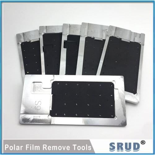 Polarizer film remove mold for iphone 7 8p plus 6sp 6s LCD precise positioning polarizer film glue cleaning mould tool