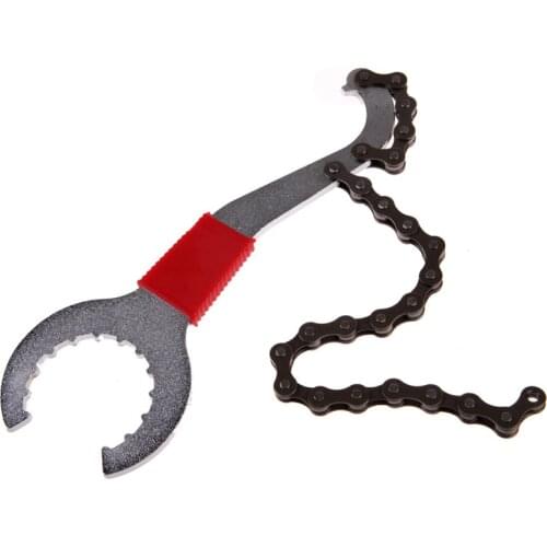 Carbon steel Bike Chain Convenient Remover Tool Whip Bottom Bracket Repair Flywheel removing tail hook wrench Maintenance tools