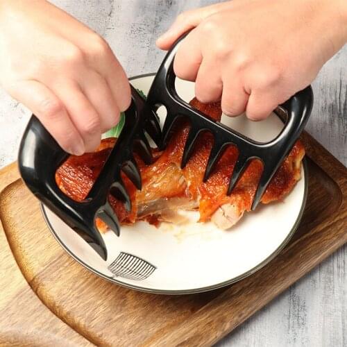 2pc Bear Claw Tear Meat Tools BQ Fork To Tear Meat Food Fork Points As Meat Barbecue Tools Kitchen Accessories