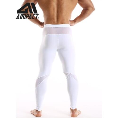 Mens Running Compression Leggings Pants Sexy Nylon Fitness Shape Pure Color Lightness Breathable Loose Weight