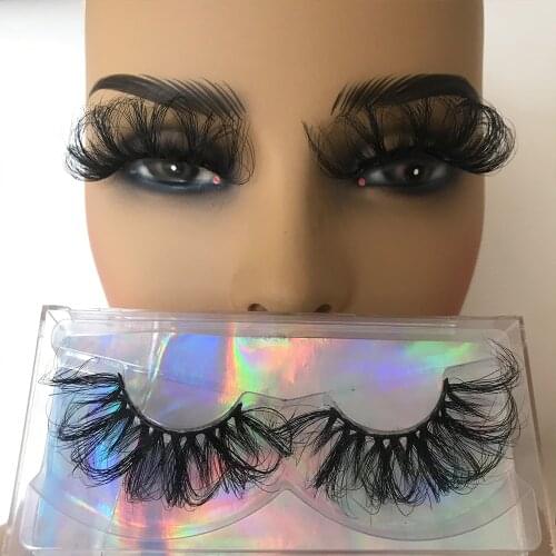 Reusable Crisscross Lashes Mink Full Strip Eyelashes Bulk 30mm Long Soft False Lashes Vendors 5D Fake Eyelashes Extension 1 Pair