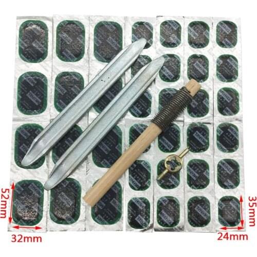 Bicycle Motorcycle Tire Repair Tools Set Bike Tyre Repair Accessories Kit Cycling Rubber Puncture Patches Kit Tire pry plate
