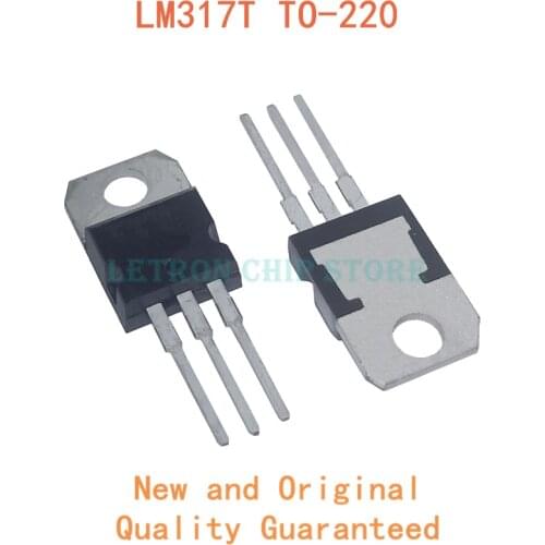 10PCS LM317T TO220 LM317 TO-220 317 1.2V-37V 1.5A new and original IC Chipset