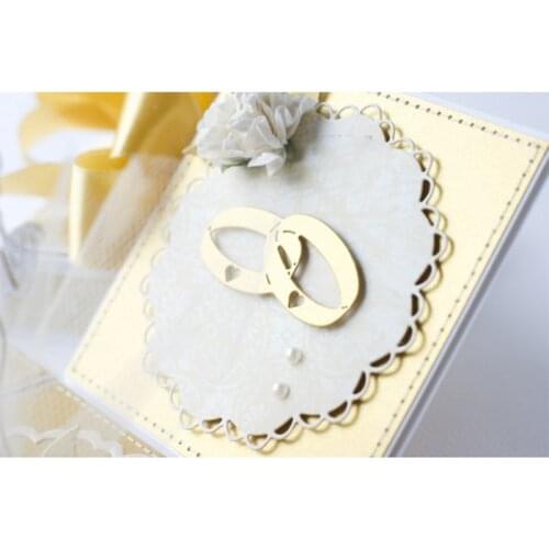 Wedding Rings Metal Cutting Dies DIY Scrapbooking Embossing Album Paper Cards Making Crafts Supplies New 2019 Diecut Cut Dies