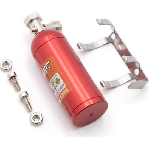 KYX Racing Alloy Fire Extinguisher DIY Upgrades Parts Accessories for RC Crawler Car Traxxas TRX4 TRX6 G500 Axial SCX10 II D90
