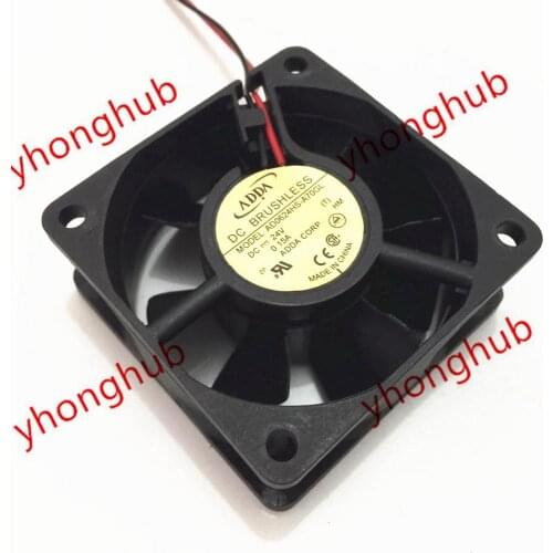 ADDA AD0624HS-A70GL DC 24V 0.15A 60X60X25mm Server Cooling Fan