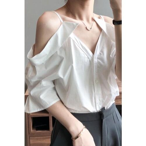 Блузки с открытыми плечами OLOEY China At AliExpress