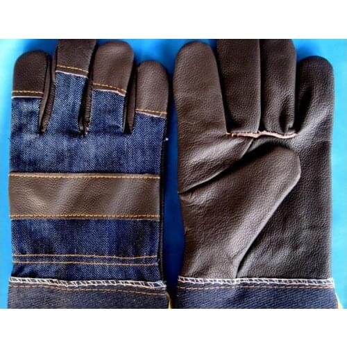 Wholesale hard-wearing gloves Heat-Insulated Arc-Welders Protection Gloves Workplace Labor Electric Welding Gloves