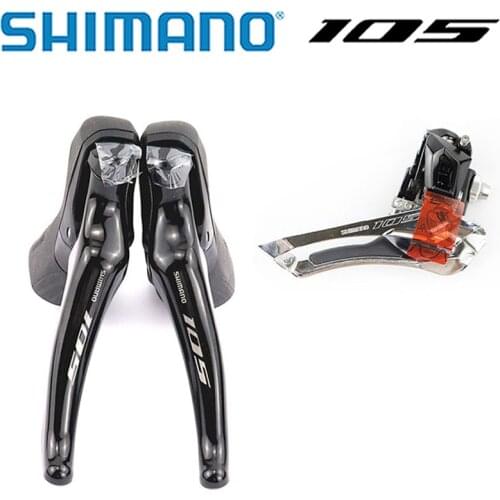Shimano 105 R7000 2x11 Speed Groepset Front Derailleur Dual Control Lever Road bike St + Fd Front rderailleur Shifter 22s
