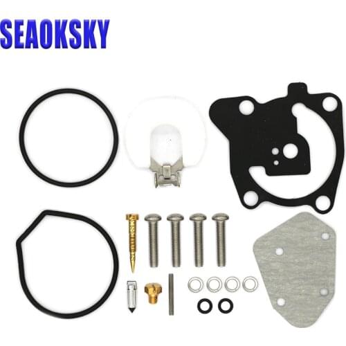 Carburetor Repair Kit for Yamaha Parsun Powertec 40HP Outboard Engine 66T-W0093