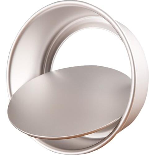 Silver white Aluminum Alloy Die Round Cake Mold Cake Tool Baking Tool Baking Mould Pan Pattern Bakeware Tool Mould Circle Pan