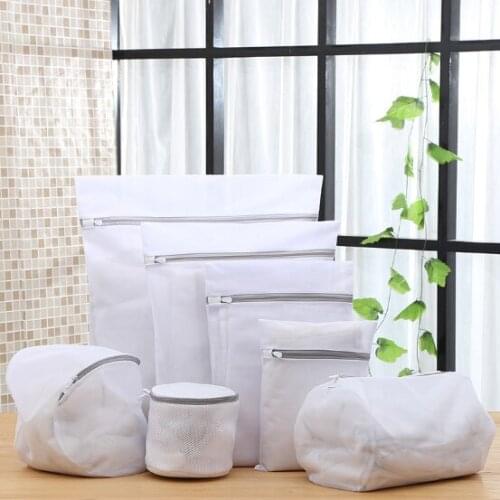 Mesh Wash Bags Household Washing Machine Bag For Laundry Underwear Bra Socks Dirty Clothes Organizer Laundry Basket
