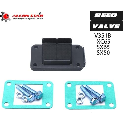 Alconstar- V351B Carbon Fiber Motorcycle Intake Reed Valve System For KTM XC65 2008-2009 SX65 1998-2017 SX50 2003-2008 Racing