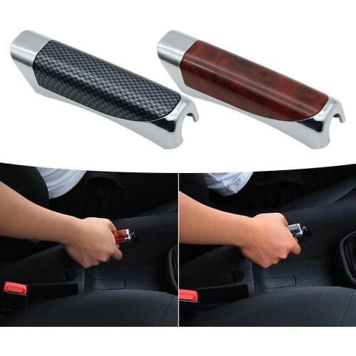 Universal Hand Brake Cover Car Handbrake Plastic Cover Protector Anti-Skid Super-adhesive Auto Parking Brake Car SUV Accessory