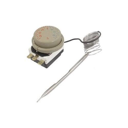 AC 250V 16A 3 Pin -30-30C Temperature Thermostat Switch Sensor w 63" Capillary