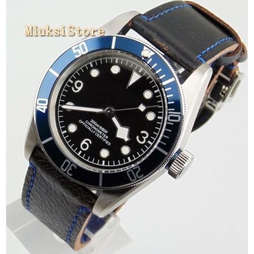 41mm Mens Luxury Brand Corgeut sapphire glass blue bezel luminous automatic mens Waterproof mechanical watch