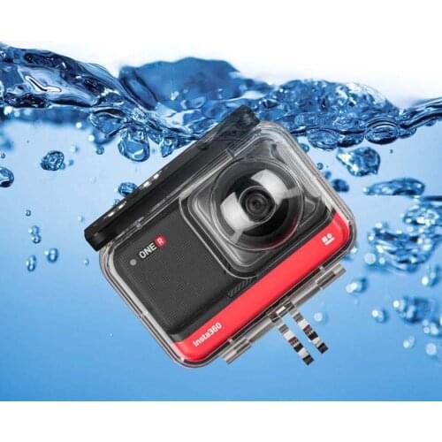 Diving Case for INSTA360 ONE R 4K for INSTA 360 ONE R 360 Edition Underwater Waterproof Cage Diving Swimming Protective Case