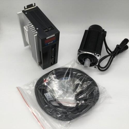 400W NEMA24 60mm flange 1.27NM 220V AC Servo Drive Motor 3000R/Min constant torque MODbus communication RS485 RS232