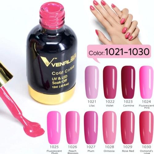 10pcs/lot VENALISA Soak off UV LED Nail Gel Polish 12ml Gel Lacquer Paint Nail Art Salon High Quality Starry Gel Polish kits