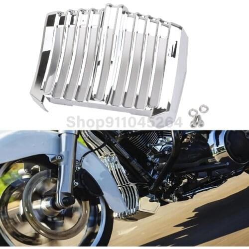 Motorcycle Accessories Chrome Pump Covers Trim Accent Cooler Cover For Harley 17-20 Touring Electra Glide