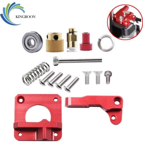 KINGROON Upgraded MK8 Extruder Aluminum Alloy Block Bowden Extrusion CR10 Extruder Block 3D Printer Parts For MK8 CR10 Ender 3