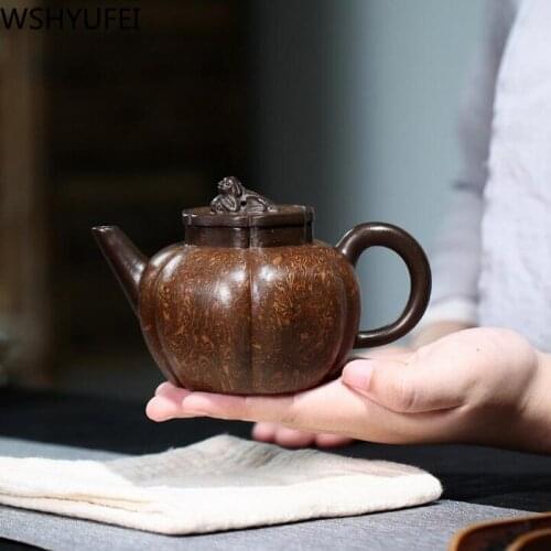 Chinese Retro Yixing teapots purple clay filter tea pot beauties kettle Household Boutique tea set Tea ceremony supplies 250ml