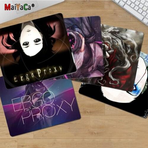 MaiYaCa Beautiful Anime Ergo Proxy anime Unique Desktop Pad Game Mousepad Smooth Writing Pad Desktops Mate gaming mouse pad