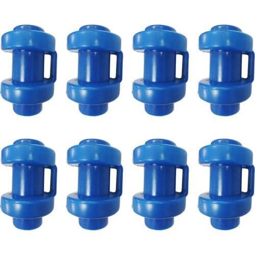 8Pcs Diameter Trampoline Enclosure Pole Cap For Net Hook, 8 Pieces Net Hook For Trampoline