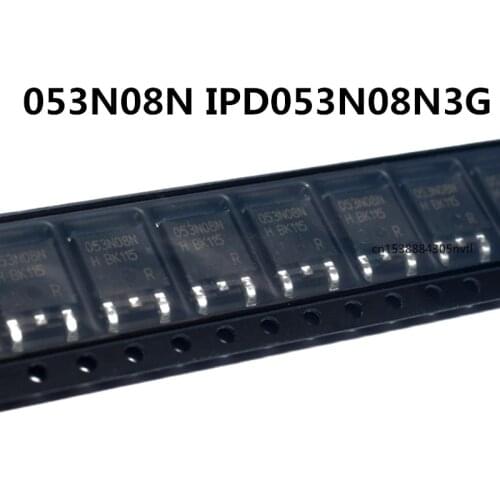 Original 10PCS/ 053N08N IPD053N08N3G TO-252 80V 90A