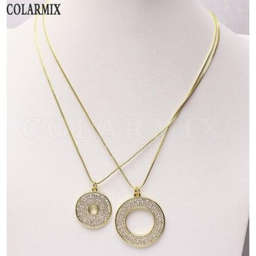 8 Strand Coin charms necklace Pendant necklace jewelry accessories eyes charms for women necklace for women New design 7275
