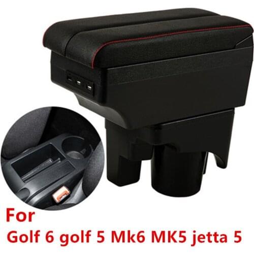 For VW Golf 6 golf 5 Mk6 MK5 jetta 5 Armrest Box USB