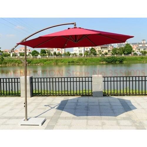 Garden umbrella of big size, 3m diameter, used in balcony, garden, park, coffee shop, hotel, logo printing is available 2pcs