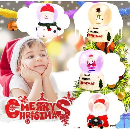 Santa Claus Christmas Crystal Ball Lamp Pendant A Plexiglass Christmas Gift For Children D50