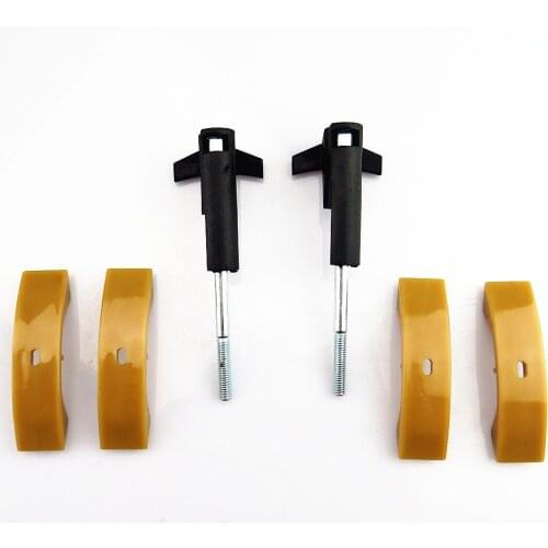 SCJYRXS 2Set Camshaft Tensioner Adjust Slider + Halter 058109217B 058109088B VAG3366 For A4 S4 A6 A8 TT Passat B5 Golf MK4