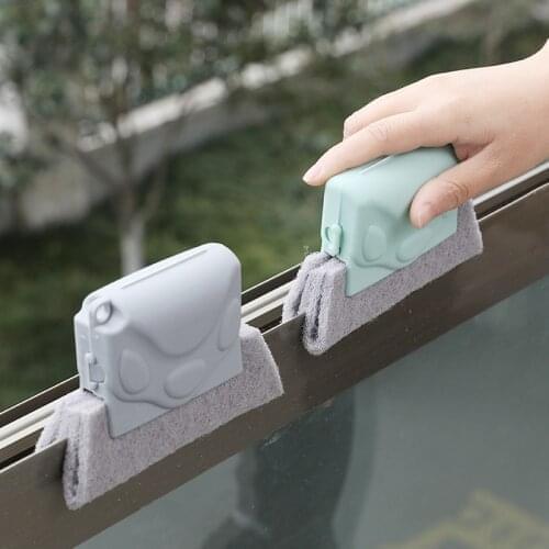 Window Cleaning Brush,Creative Window Groove Cleaning Cloth,Windows Slot Cleaner Brush Clean Window Slot Clean Tool
