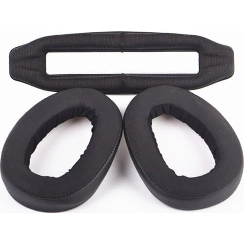 Replacement Headphones Cushion Cover for Sennheiser GSP 600 Ear Pads Leather Cushion Pads