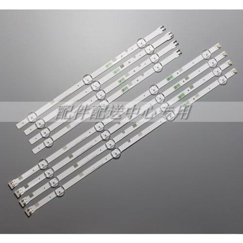 5SET=40PCS LED strip for Samsung UN43J5200 2015 SVS43 FCOM FHD V5DN-430SMA-R1 V5DN-430SMB-R1 BN96-37294A 37295A BN96-38878A