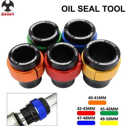 For YAMAHA KTM HONDA SUZUKI KAWASAKI Motorcycle CNC Universal 40MM-50MM Front Fork Seal Driver Shock Absorber Oil Tooling