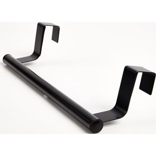 Towel Bar Hanging Holder Stainless Steel Bathroom Kitchen Cabinet Rag Rack Shelf