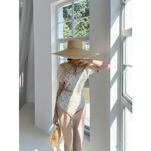 Swimming Suit For Women Push Up Swimwear One Piece Swim Trendy Retro Bikini One-Piece Swimsuit Female Slimming With Ruffles