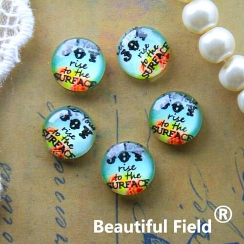 12mm 25mm 14mm 16mm 18mm 20mm Photo Glass Cabochons Round Cameo Set Handmade Settings Letter 02