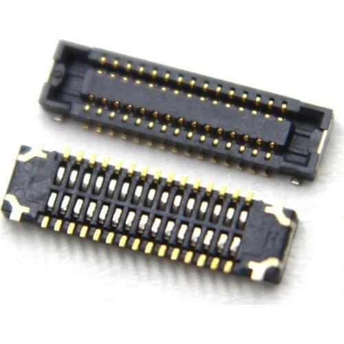 2pcs/lot Original LCD display FPC Connector Port Plug on mainboard For ASUS Zenfone 2 ZE550ML ZE551ML Z00AD 30pin 8.5mm
