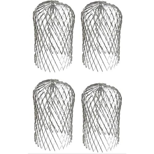 4pcs Gutter Protection Board Gutter Protection 3 Inches Expandable Gutter Aluminum Filter Leaf Drain Sundries Drain Net Cover