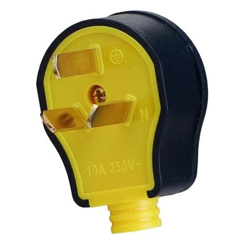 5 X CHINA, Australian, New Zealand 3-Pin DIY Rewireable Power Plug AC 250V 10A Detachable Plug