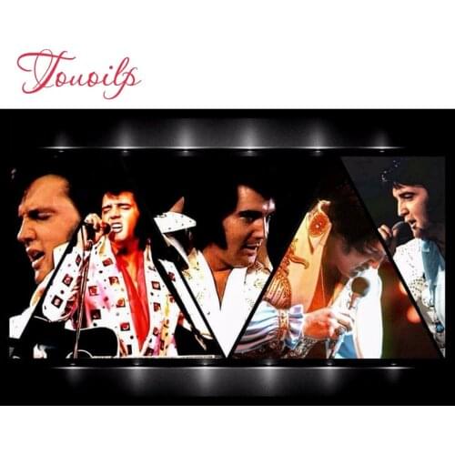 Touoilp Elvis Presley Diamond embroidery Diamond painting full Pictures of rhinestones Diamond mosaic sale Almaznaya mosaic gift