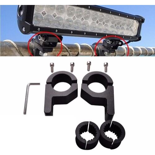 Car spotlight bracket clip bumper spotlight fixed clip off-road modified motorcycle spotlight bracket clip