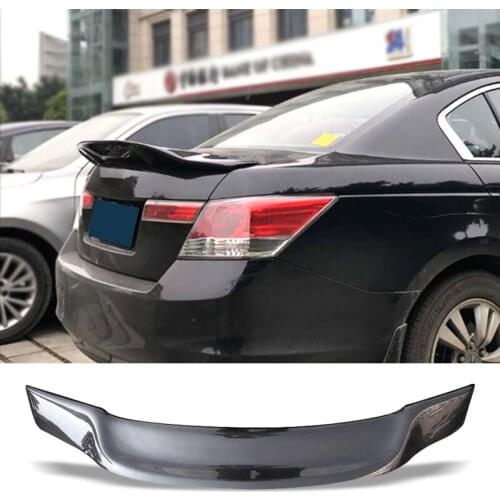 Car Trunk Spoiler Carbon Fiber FRP Auto Rear Trunk Wing R Style Refit Accessories Spoiler For Honda Accord 2006-2011