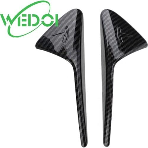 Carbon Fiber ABS Camera Cover for Tesla Model 3/X/S Side Camera Protective Cover Accessories for Tesla 2PCS/SET
