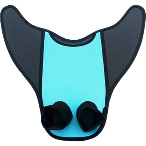 Mermaid Fins Monolithic Whale Tail Childrens One-piece Fins Swim Fin Diving Swimming Training Flippers